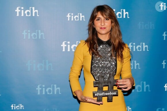 Exclusif - Géraldine Nakache - Soirée annuelle de la FIDH (Fédération Internationale des ligues de Droits de l'Homme) à l'Hôtel de Ville à Paris, le 8 décembre 2014.