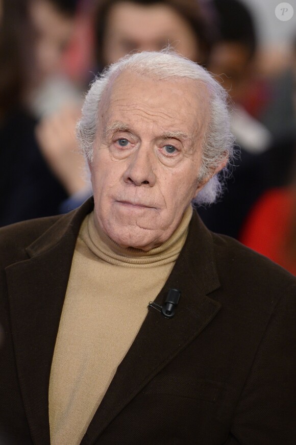 Jacques Balutin - Enregistrement de l'émission "Vivement Dimanche" à Paris le 16 décembre 2014. L'émission sera diffusée le 04 Janvier 2015.16/12/2014 - Paris