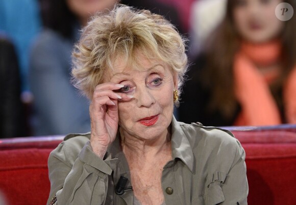 Annie Cordy - Enregistrement de l'émission "Vivement Dimanche" à Paris le 16 décembre 2014. L'émission sera diffusée le 04 Janvier 2015.16/12/2014 - Paris