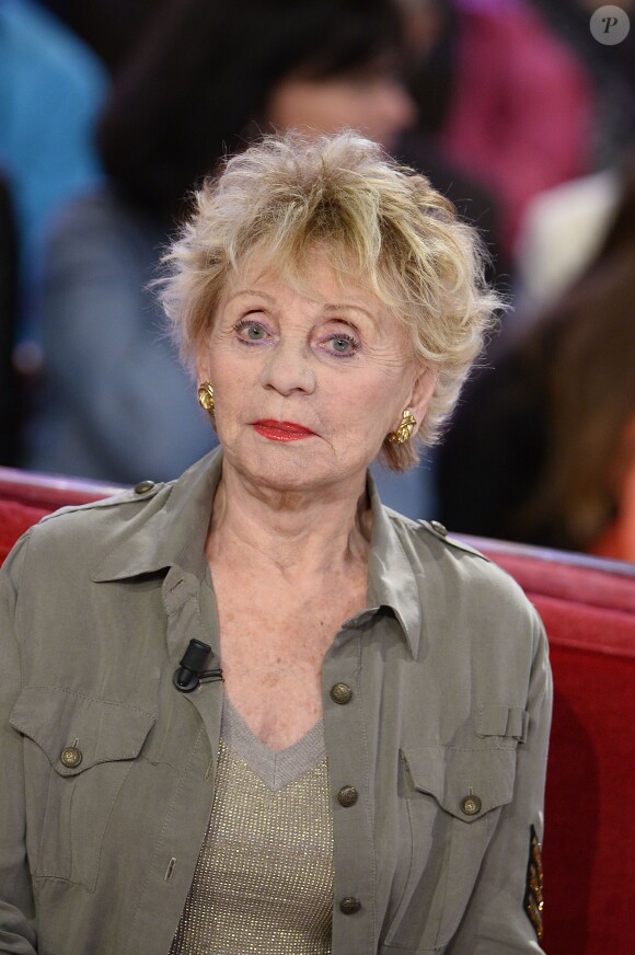 Annie Cordy - Enregistrement de l'émission "Vivement Dimanche" à Paris le 16 décembre 2014. L'émission sera diffusée le 04 Janvier 2015.16/12/2014 - Paris