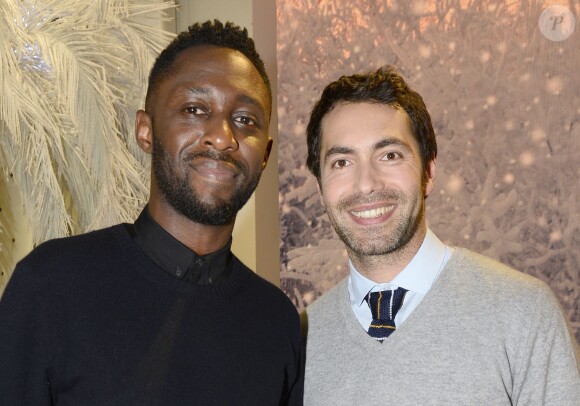 Thomas N'Gijol et Ben (Cédric Ben Abdallah) - Enregistrement de l'émission "Vivement Dimanche" à Paris le 16 décembre 2014. L'émission sera diffusée le 04 Janvier 2015.16/12/2014 - Paris