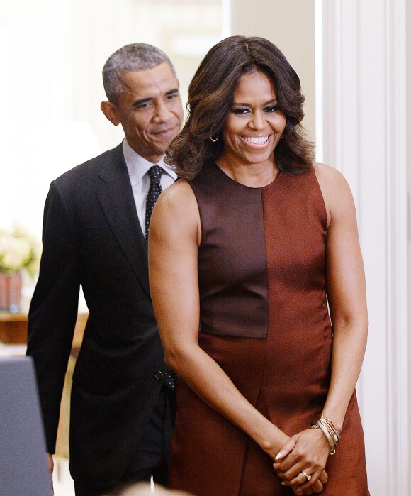 Barack Obama et la First Lady Michelle Obama à Washington, le 6 novembre 2014.
