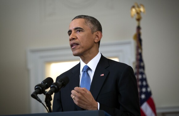 Barack Obama à Washington le 17 décembre 2014.