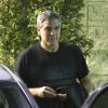 George Clooney avec sa femme Amal se rendant au restaurant Asanebo Sushi à Los Angeles avec un couple d'amis le 17 décembre 2014