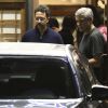 George Clooney et sa femme Amal se rendant au restaurant Asanebo Sushi à Los Angeles avec un couple d'amis le 17 décembre 2014