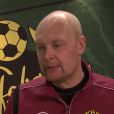  L'ex-joueur suédois Klas Ingesson, alors entraîneur de Elfsforg et souffrant d'un cancer - 2014  