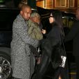  Kim Kardashian, Kanye West et leur fille North &agrave; New York, le 21 d&eacute;cembre 2014. 