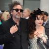 Tim Burton et Helena Bonham-Carter  à Londres le 9 mai 2012