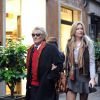 Penny Lancaster et Rod Stewart à Rome le 6 décembre 2014