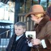 Le roi Harald V de Norvège, la reine Sonja, le prince Haakon, la princesse Mette-Marit, la princesse Ingrid Alexandra et le prince Sverre Magnus assistaient le 25 décembre 2014 à la traditionnelle messe de Noël en l'église d'Holmenkollen, à Oslo.