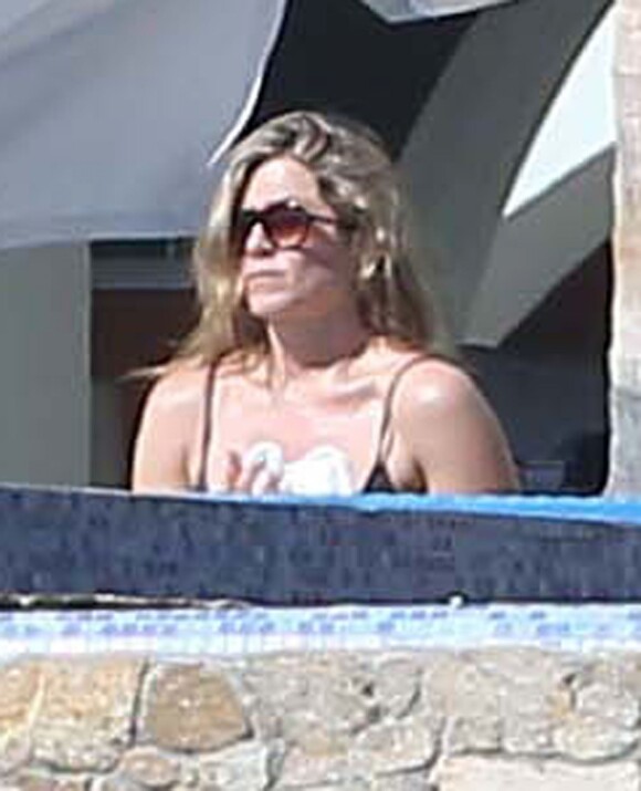 Exclusif - Jennifer Aniston en vacances à Cabo San Lucas, le 29 décembre 2014.