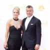 Andrea Anders et Matt LeBlanc à la La 66ème cérémonie annuelle des Emmy Awards au Nokia Theatre à Los Angeles, le 25 août 2014