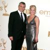 Andrea Anders et Matt LeBlanc à la 63eme cérémonie des Emmy Awards à Los Angeles le 18 septembre 2011.