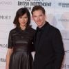 Sophie Hunter et son fiancé Benedict Cumberbatch - Cérémonie "Moet British Independent Film Awards" à Londres, le 7 décembre 2014.