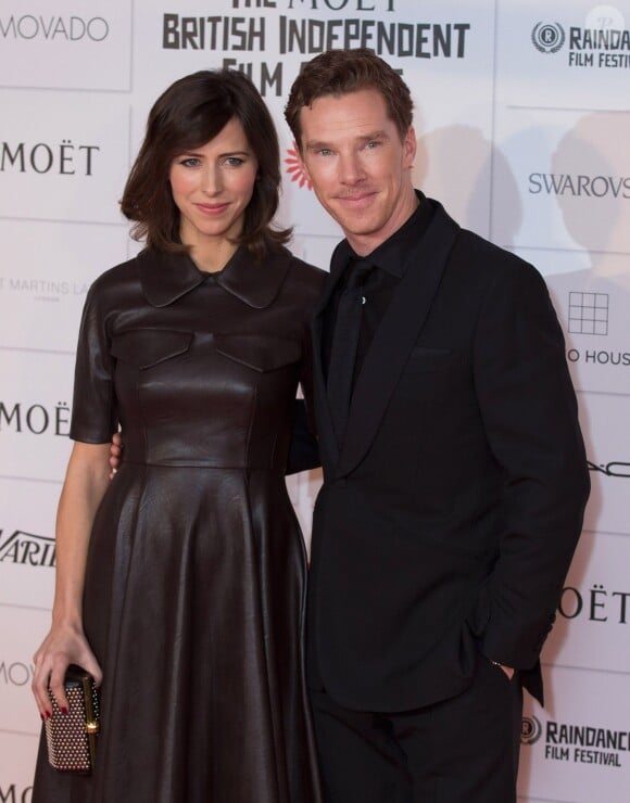Sophie Hunter et son fiancé Benedict Cumberbatch - Cérémonie "Moet British Independent Film Awards" à Londres, le 7 décembre 2014.