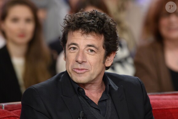Patrick Bruel - Enregistrement de l'émission Vivement Dimanche à Paris, le 7 janvier 2015. L'émission sera diffusée le 11 janvier 2015.