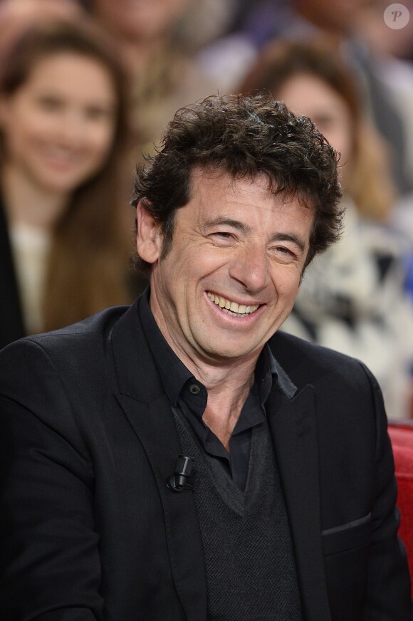 Patrick Bruel - Enregistrement de l'émission Vivement Dimanche à Paris, le 7 janvier 2015. L'émission sera diffusée le 11 janvier 2015.