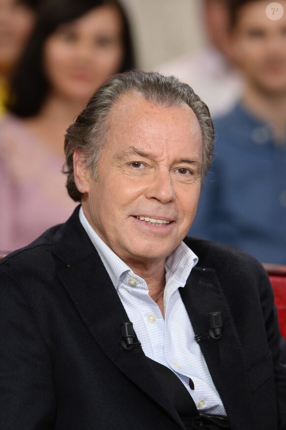 Michel Leeb - Enregistrement de l'émission Vivement Dimanche à Paris, le 7 janvier 2015. L'émission sera diffusée le 11 janvier 2015.