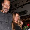 Sofia Vergara et le beau Joe Manganiello vont manger chez Il Pastaio Italian à Beverly Hills, Los Angeles, le 8 janvier 2015