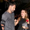Sofia Vergara et Joe Manganiello vont manger chez Il Pastaio Italian à Beverly Hills, Los Angeles, le 8 janvier 2015