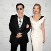 Johnny Depp et Amber Heard réunis lors de la soirée The Art Of Elysium presents Marina Abramovic's HEAVEN au Hangar 8 à Los Angeles, le 10 janvier 2015.