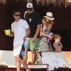 Exclusif - Jessica Alba et son mari Cash Warren en vacances en famille à Cabo San Lucas au Mexique depuis le 1er janvier 2015.