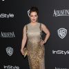Alyssa Milano assiste à l'after-party des Golden Globe Awards organisée par Warner Bros et InStyle au Beverly Hilton. Beverly Hills, le 11 janvier 2014.