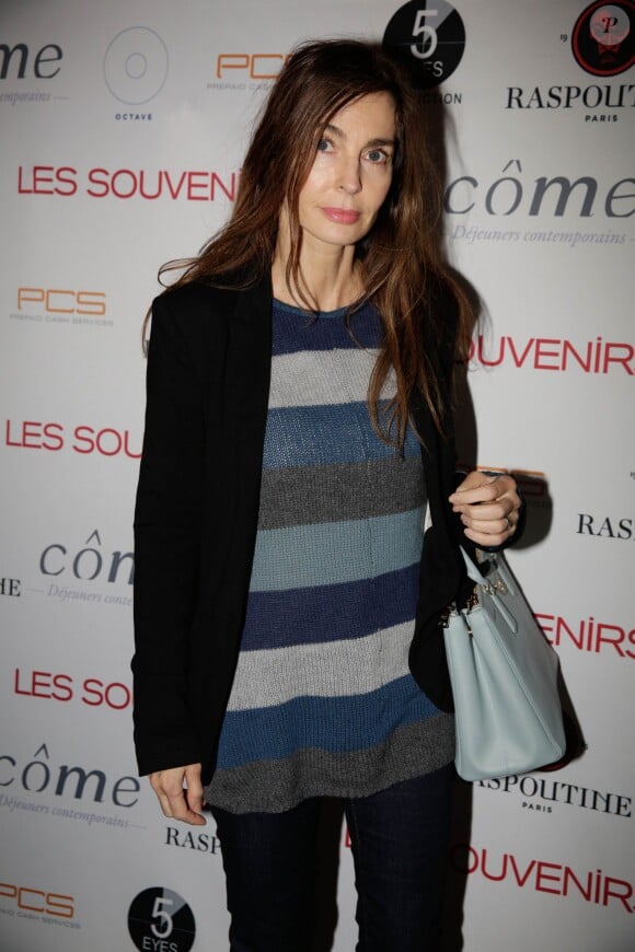Anne Parillaud à la soirée du film Les Souvenirs à la boîte de nuit Le Raspoutine à Paris. Le 12 janvier 2015.