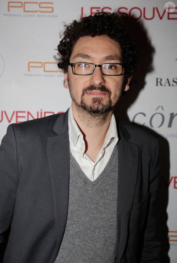 David Foenkinos à la soirée du film Les Souvenirs à la boîte de nuit Le Raspoutine à Paris. Le 12 janvier 2015.