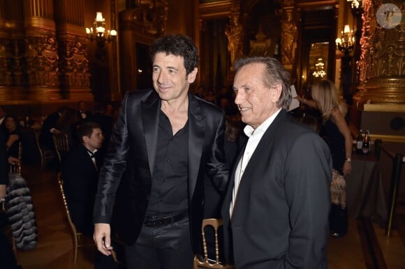 Patrick Bruel et Alexandre Arcady - 40e anniversaire du Conseil Pasteur-Weizmann à l'Opéra Garnier à Paris le 12 janvier 2015.
