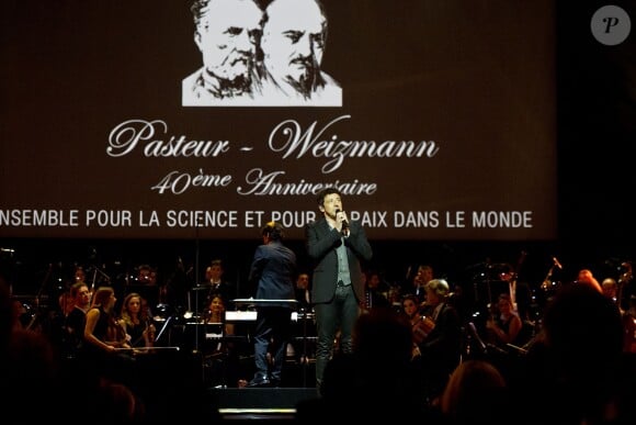 Patrick Bruel - 40e anniversaire du Conseil Pasteur-Weizmann à l'Opéra Garnier à Paris le 12 janvier 2015.