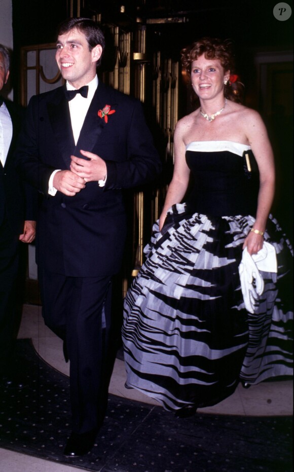 Le prince Andrew et Sarah Ferguson, photo d'archives (années 1980)