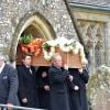 Obsèques de Mark Shand, frère de la duchesse Camilla Parker Bowles, à Stourpaine le 1er mai 2014 dans le Dorset