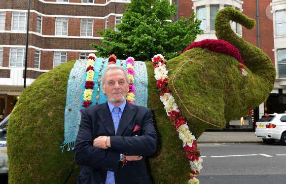 Mark Shand, frère de Camilla Parker Bowles, à Londres en mai 2013, lors du lancement du Elephant Family's 'Animal Ark 2014, Sloane Street Chelsea London Mark Shand