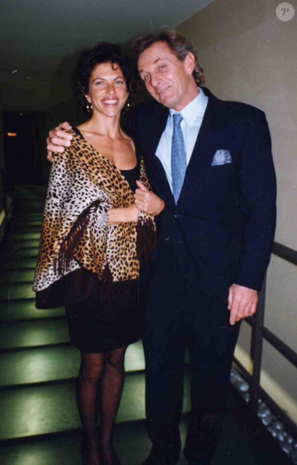 Mark Shand, frère de la duchesse Camilla Parker Bowles, et Cleo Goldsmith en août 2004