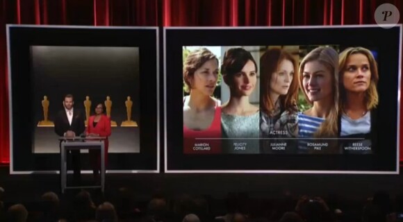 Marion Cotillard parmi les actrices nommées à l'Oscar de la meilleure actrice.