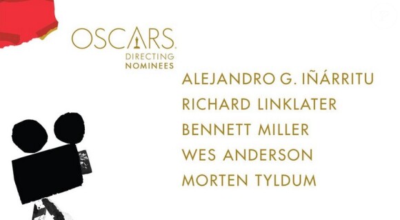 Les nommés à l'Oscar du meilleur réalisateur.