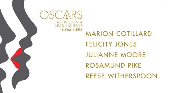 Les nommés à l'Oscar de la meilleure actrice.