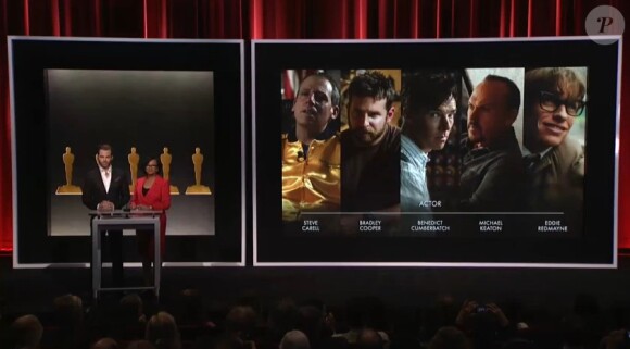 Les meilleurs acteurs aux Oscars 2015.