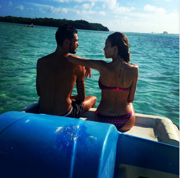 Vanessa Lawrens et Julien Guirado : Amour et bronzette à Punta Cana, en janvier 2015