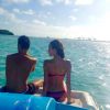 Vanessa Lawrens et Julien Guirado : Vacances en amoureux à Punta Cana, en janvier 2015