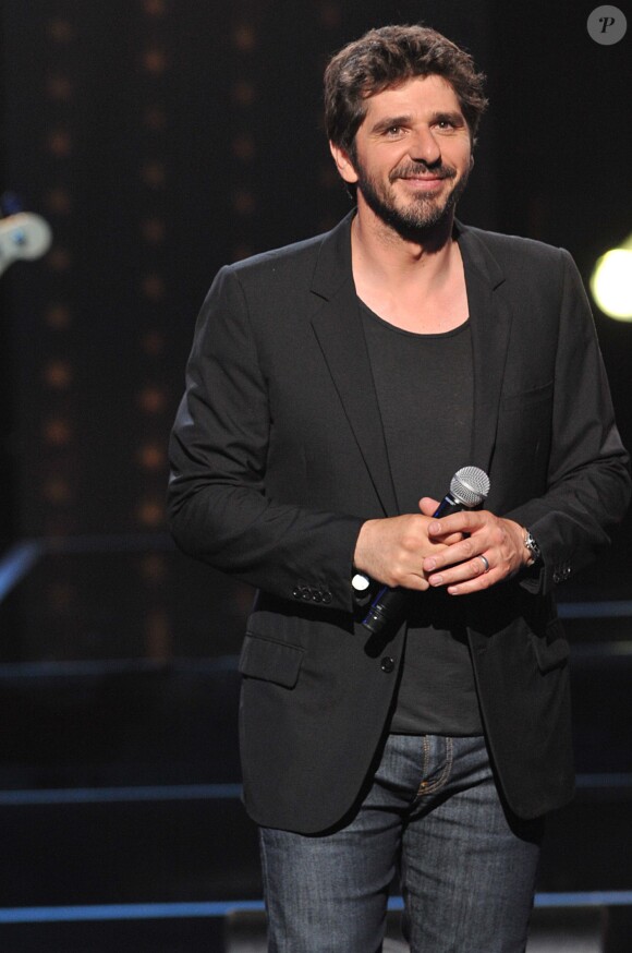 Exclusif - Patrick Fiori lors de l'Enregistrement de l'émission "La Chanson de l'année" au Zénith de Paris, le 13 juin 2014.  