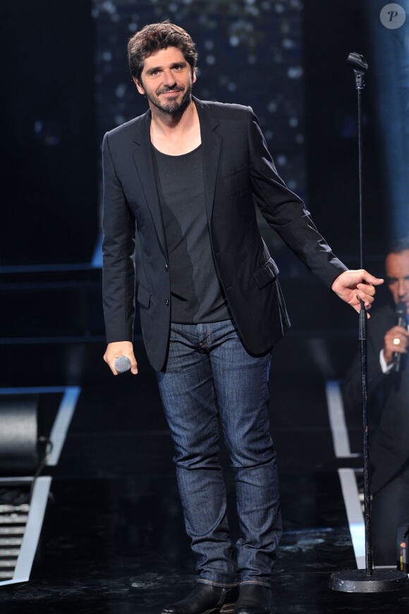 Exclusif - Patrick Fiori pour l'Enregistrement de l'émission "La Chanson de l'année" au Zénith de Paris, le 13 juin 2014.  