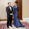 Rania de Jordanie, TBT sur Instagram : en 2006 avec son époux le roi Abdullah II de Jordanie au palais Basman, à Amman