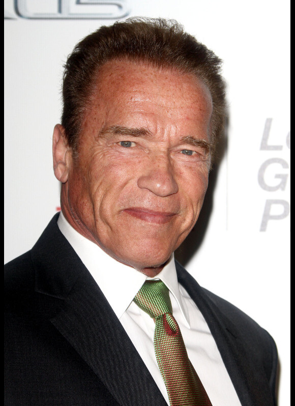 Arnold Schwarzenegger le 18 octobre 2014 sur le tapis rouge des Annual Environmental Media Awards. ©BESTIMAGE