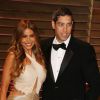 Sofia Vergara et son fiancé Nick Loeb à la Vanity Fair Oscar Party, au Sunset Plaza, West Hollywood, le 2 mars 2014.