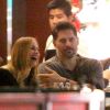 Sofia Vergara et son fiancé Joe Manganiello vont manger chez Il Pastaio Italian à Beverly Hills, Los Angeles, le 8 janvier 2015