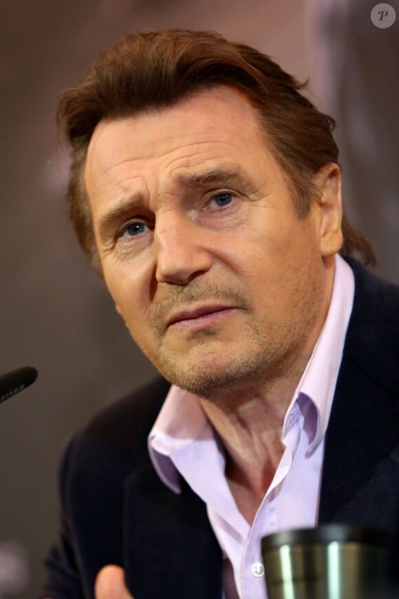 Liam Neeson - Conférence de presse du film "Taken 3" à Berlin. Le 17 décembre 2014.