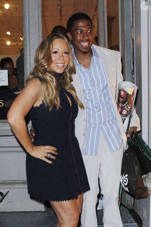 Nick Cannon et Mariah Carey en mai 2012