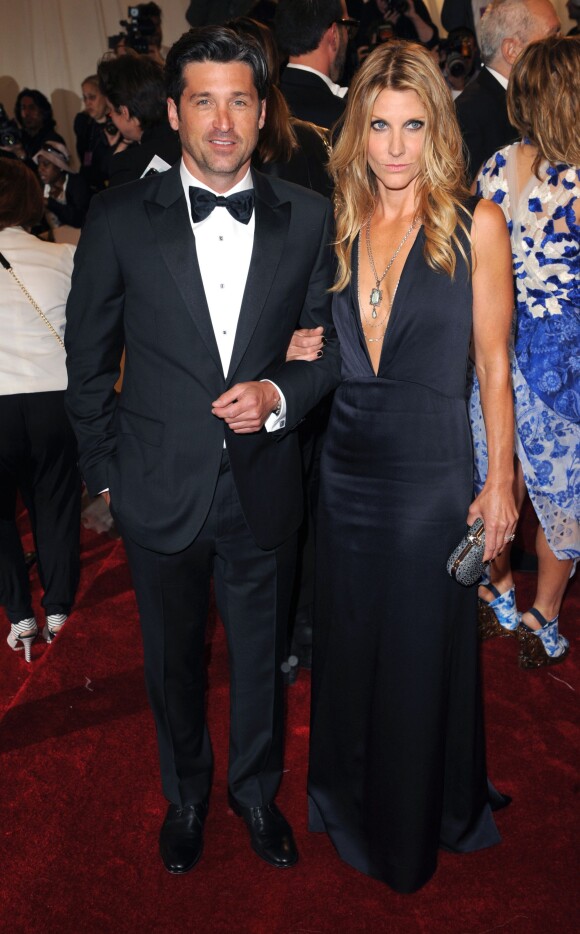 Patrick Dempsey et sa femme Jillian au met à New York le 2 avril 2011. Le couple a annoncé en janvier 2015 son divorce, après 15 ans de mariage.